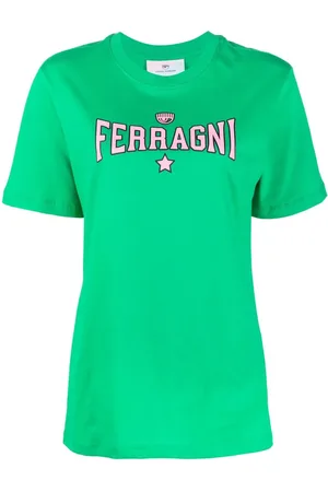 Chiara Ferragni Playera con logo estampado