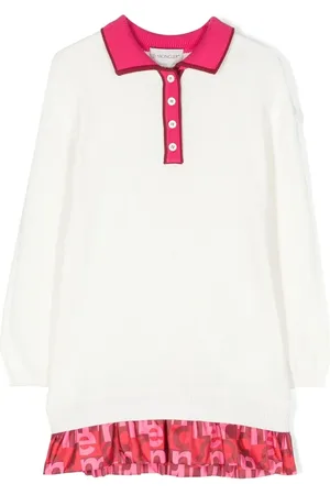 Moncler Vestido con cuello tipo polo