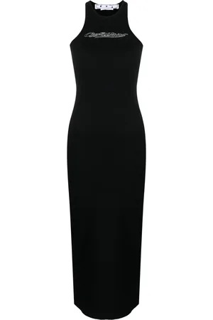 OFF-WHITE Vestido midi Bling Baseball Rowing