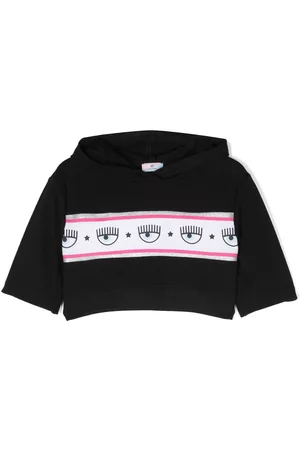 Chiara Ferragni Hoodie con franja del logo
