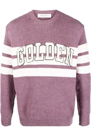 Golden Goose Suéter tejido con parche del logo