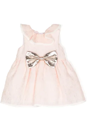 HUCKLEBONES LONDON Vestido fruncido con detalle de moño