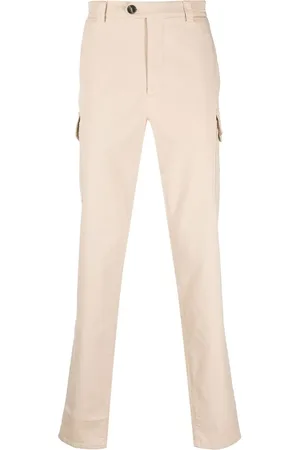 Brunello Cucinelli Pantalones rectos con bolsillo cargo