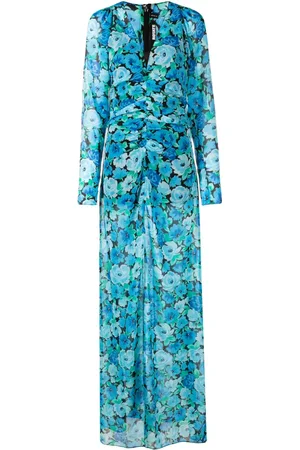 ROTATE Vestido largo con estampado floral