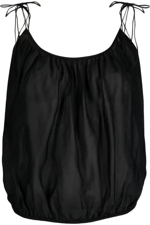 Tory Burch Top con moño en los hombros