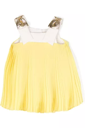 HUCKLEBONES LONDON Vestido con pliegues y detalle de moño