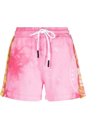 Palm Angels Shorts deportivos con motivo tie-dye