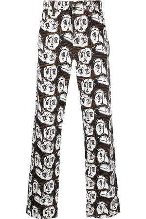 Charles Jeffrey Loverboy Pantalones con estampado gráfico