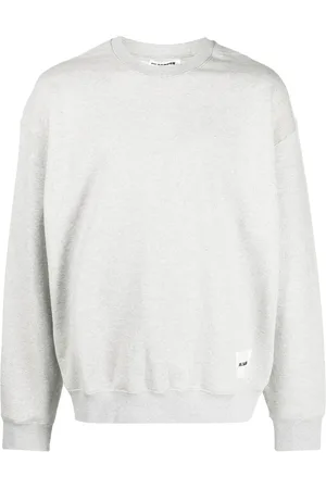 Jil Sander Sudadera con detalle de parche del logo