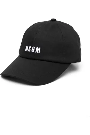 Msgm Gorras - Embossed logo cotton baseball cap