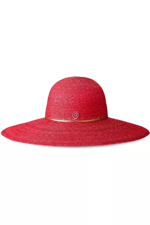 Le Mont St Michel Mujer Sombreros - Sombrero de verano Blanche con detalle del logo