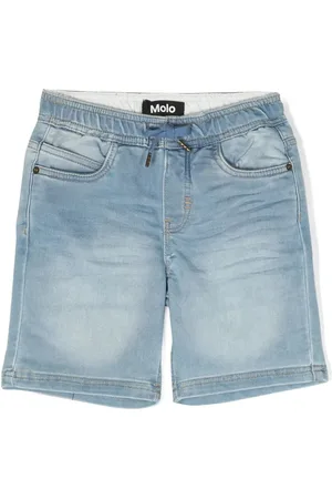 Molo Shorts de mezclilla con efecto lavado