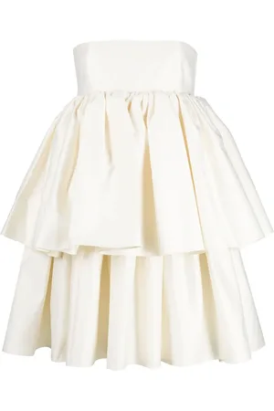 ROTATE Vestido corto con diseño strapless