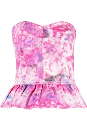 Marant Etoile Top de mezclilla Solizinia