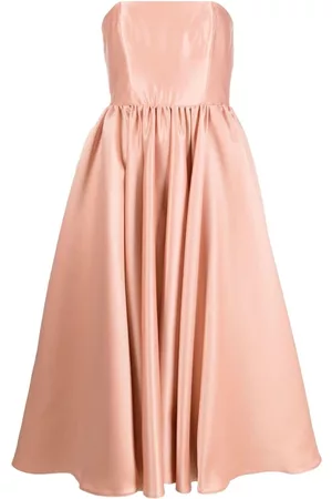 Pinko Vestido midi strapless