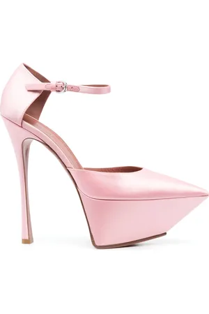 Amina Muaddi Zapatillas Angelica con tacón de 150mm