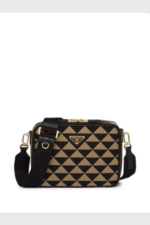 Prada Mochila tipo mensajero bordada Symbole