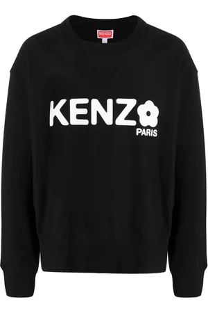 Kenzo Sudadera con cuello redondo y logo estampado