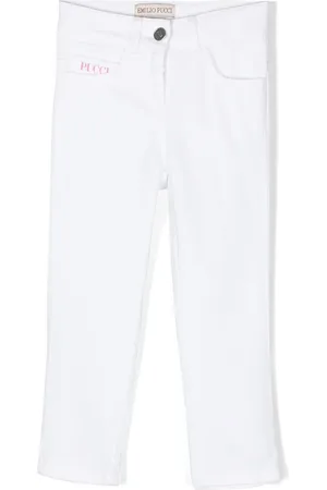 PUCCI Junior Pantalones casual con parche del logo