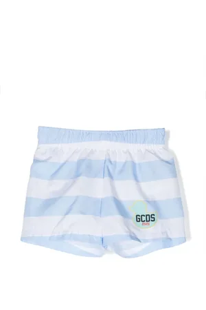GCDS Shorts de playa con logo estampado