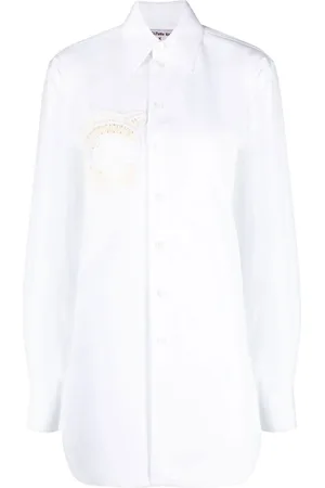 Stella McCartney Camisa con parche de crochet