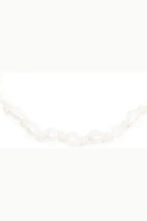 Chloé Collar en crepé de china con mostacilla