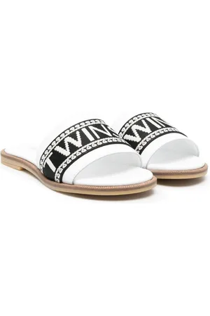 Twin-Set Flip flops con logo estampado