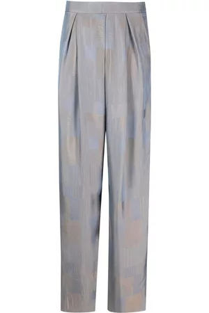 Giorgio Armani Pantalones palazzo con diseño patchwork