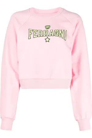 Chiara Ferragni Sudadera con logo bordado