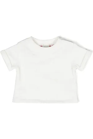 BONPOINT Playera con cerezas bordadas