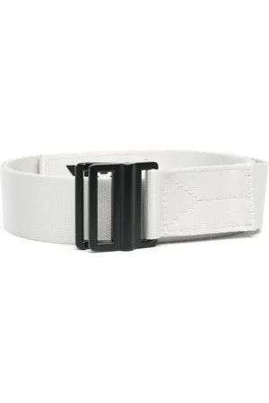 Y-3 Cinturón con hebilla y logo estampado