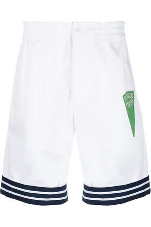 Kenzo Bermudas con rayas en los bordes