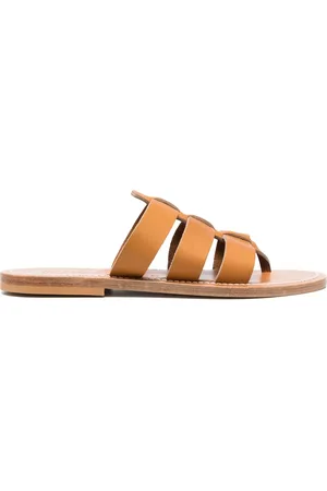 K jacques Flip flops con diseño enrejado