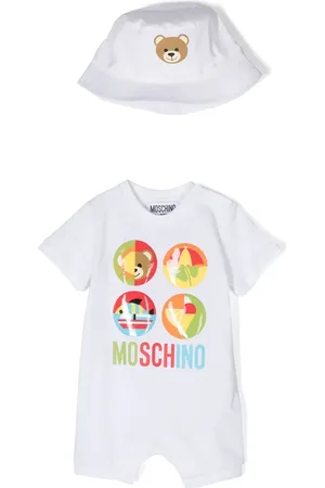 Moschino Set de gorro con motivo Teddy Bear