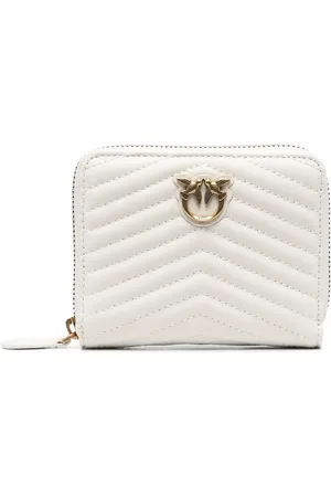 Pinko Cartera capitonada con placa del logo