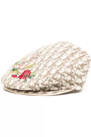 Dior Boina Trotter con bordado floral 1990-2000 pre-owned