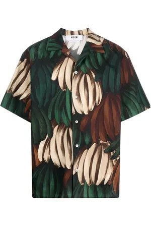 Msgm Camisa con estampado de bandana
