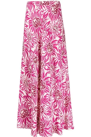 Diane von Furstenberg Falda con estampado floral