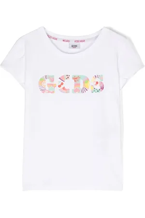 GCDS Playera manga corta con logo estampado
