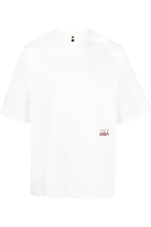 OAMC Playera con estampado gráfico de x Nasa