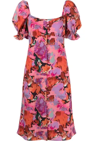 Paul Smith Vestido con mangas farol y estampado floral