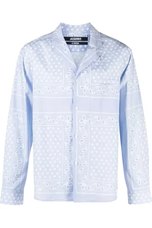 Jacquemus Camisa con estampado de cachemira