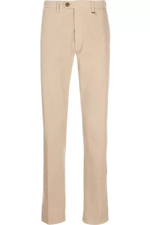 CANALI Pantalones chinos con diseño recto