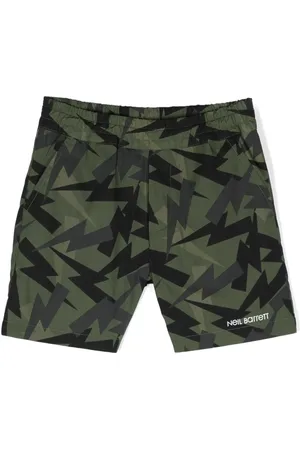 Neil Barrett Shorts de playa Lightning
