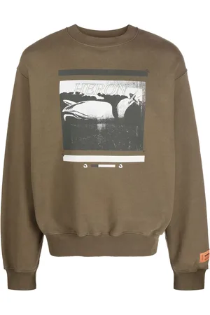 Heron Preston Sudadera con parche del logo