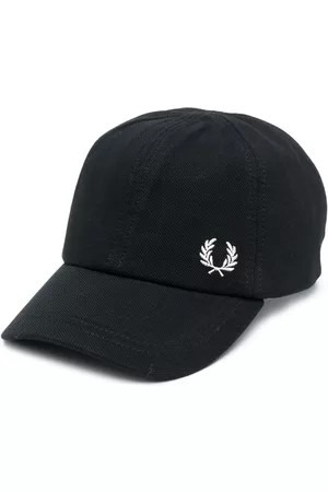 Fred Perry Crest-embroidered cap