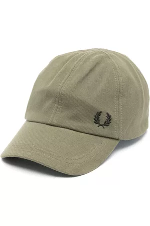 Fred Perry Crest-embroidered cap