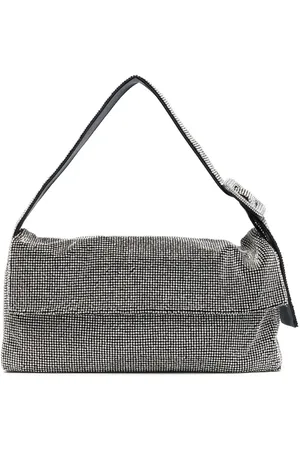 BENEDETTA BRUZZICHES Bolsa de hombro con detalles de cristal
