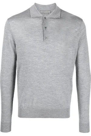 corneliani Playera tipo polo de tejido fino