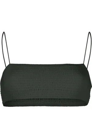 Totême Top de bikini con cuello cuadrado